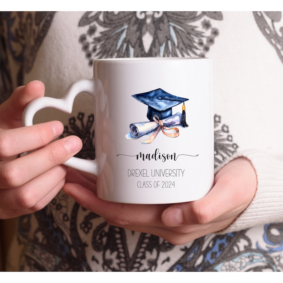 Personalized Graduation Photo 11 Oz Ceramic Coffee Mug With Year Graduation Gift For Class Of 2025 Graduates