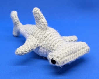 PATTERN Hammerhead shark crochet pattern PDF download amigurumi (English only - US terms)