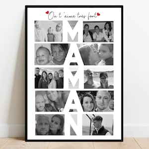 MOM POSTER / MOTHER'S DAY / digital file / Happy Birthday / Birthday gift / Word