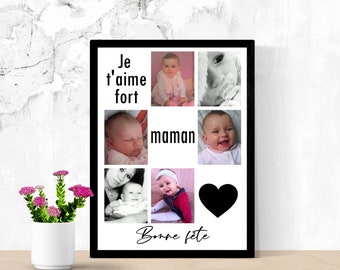 MOM POSTER / MOTHER'S DAY / digital file / Happy Birthday / Birthday gift / Word