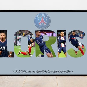 Personalized Football or Rugby poster / PSG / MBAPPE / RONALDO / Griezmann other players / Christmas gifts for children, teenagers, birthdays image 5