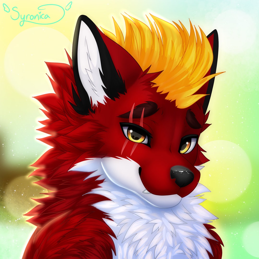 Fursona Profile Pic Commission Custom Cute Furry Art Painted Fursona Fursona Profile Pic Commission Custom Cute Furry Art Painted Fursona