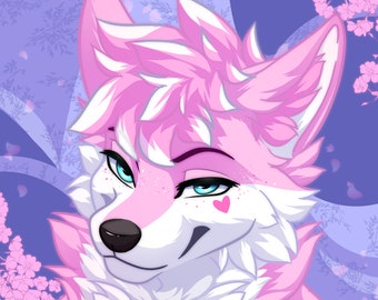 Custom Colored Pfp/Headshot Sketch Fursona Commission (READ DESCRIPTION)