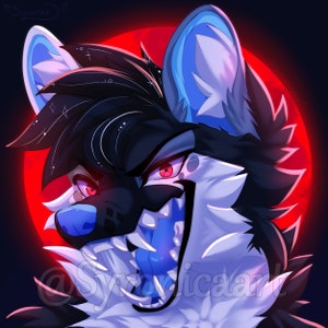 Fursona Profile Pic Commission, Custom Cute Furry Art, Painted Fursona Art ((PLEASE Read TOS & Message Me Before You Purchase!))