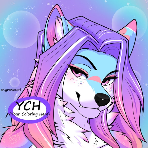 Fem Coloring Page Fursona Smirk Pfp Icon Base Furry Digital Download DIY YCH .PSD File #3 ((Know About Art Programs & .psd Before Purchase))