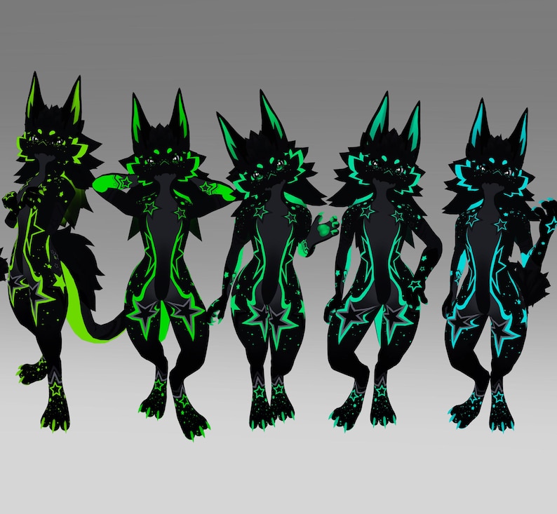 Texture Color Vrchat Vrchat Novabeast Texture: 15 Colors, Fullbody & Eye Emissions (PC ...