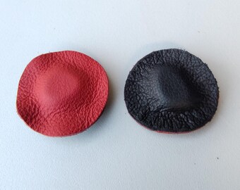1 pair / 1100 Gauss Ceramic Ferrite Disc Magnet Pair Goiz Biomagnetism Ebooks LEATHER