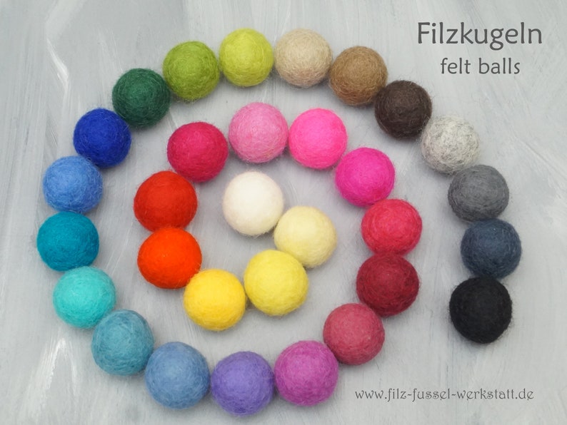 Felt balls wool felt felt beads felt wool mobile 100/% wool pom pom many sizes and great colors felt garland for crafting