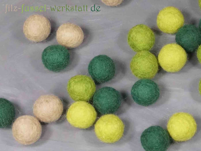 Felt Balls 50 St 1 5 Cm 3 Cm Etsy