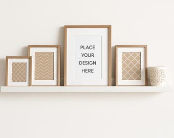 Metal Picture Ledge Shelf: Modern Gallery Wall Rail