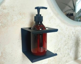 Black Stainless Steel Wall Mounted Soap Dispenser Holder