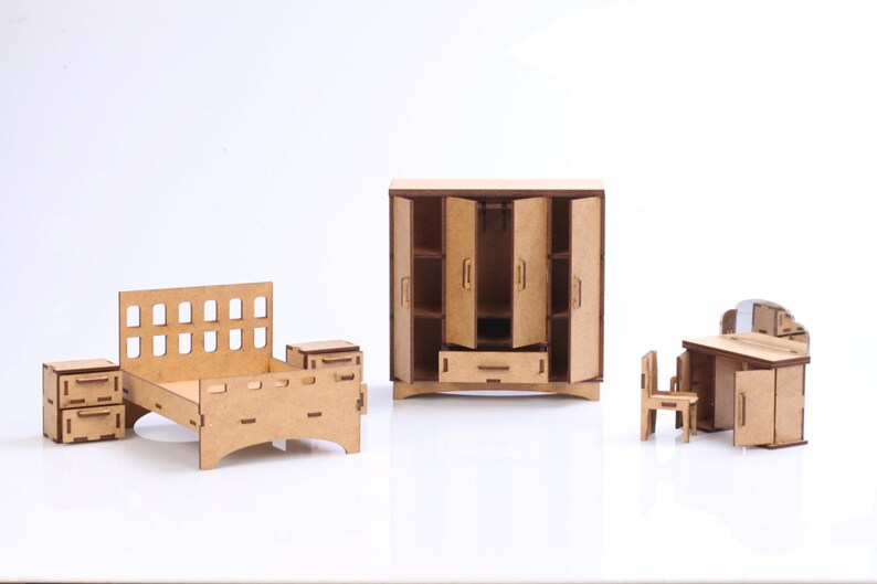 Wooden Toys, Wooden Miniature Furniture, Miniature Furniture, Miniature Toys, Gift for Children