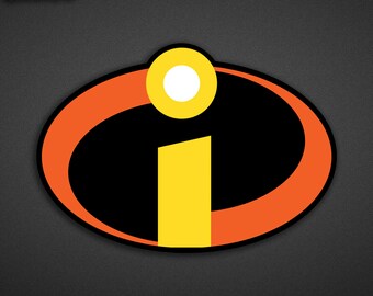 PIXAR Incredibles Family Decal Car Mac