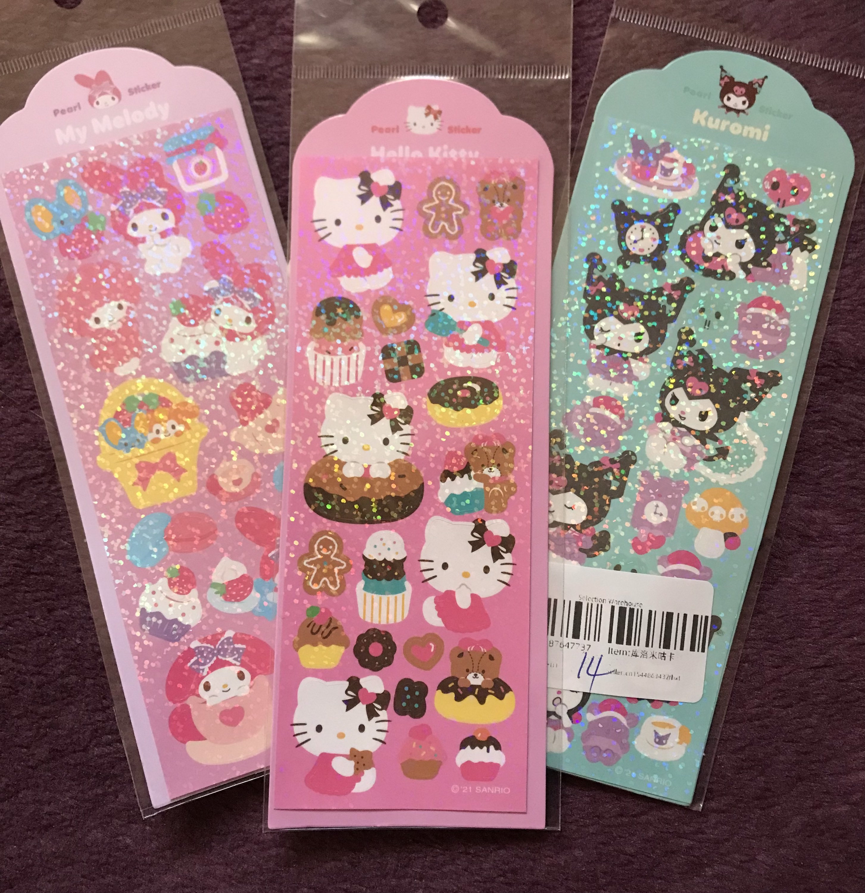 Sticker kuromi Y2K Cute Kawaii Hello Kitty My Melody Sanrio -  Canada