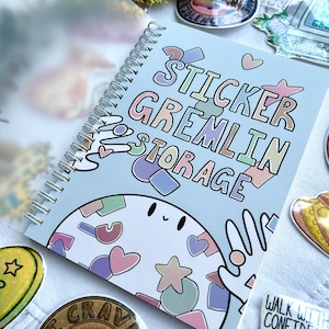 Sticker Gremlin Storage Notebook