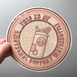 Emotional Support Wasserflasche Sticker