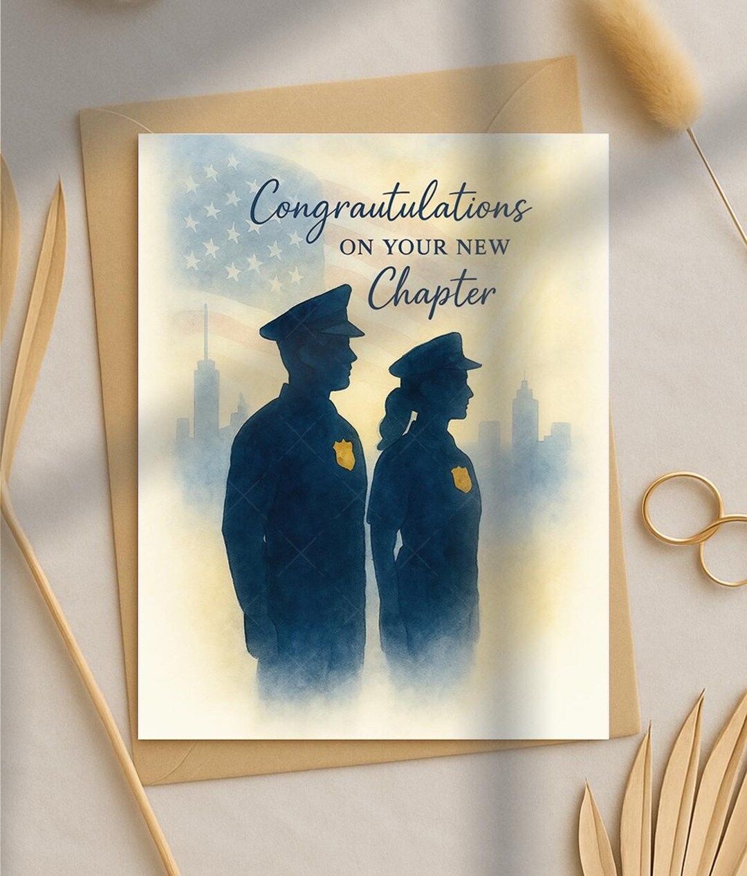 Police Officer Congratulations Card: New Chapter, Graduation, Promotion ...
