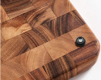 Cutting Board Rubber Feet Non Slip | Charcuterie Board Feet | Woodworking Hardware | DIY Tray Feet | Adhesive Bumpers | Craft Supplies