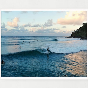 Surfer Wand Kunst Noosa Kopfe Surf Poster Sonnenuntergang Etsy