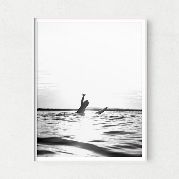 Black and White Surf Etsy