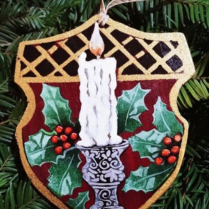 Handmade Candle Christmas Tree Ornament