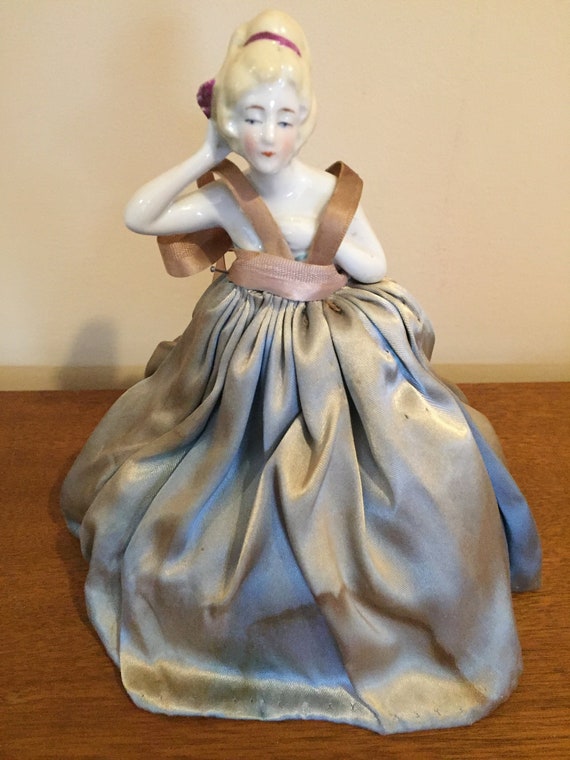 porcelain pin cushion dolls