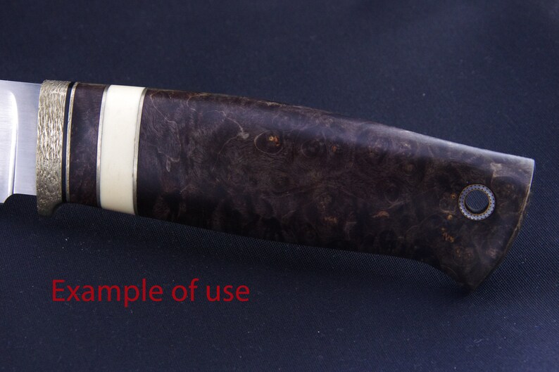 Hybrid stabilized pine cone and resin Knife Scales wood Etsy