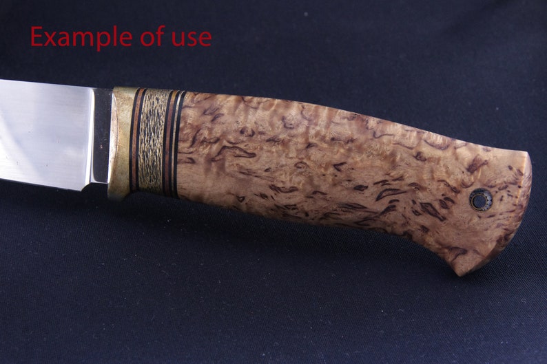 Hybrid stabilized pine cone and resin Knife Scales wood Etsy