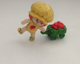 Vintage Strawberry Shortcake Pet American Greeting card Tea Time Turtle crawling
