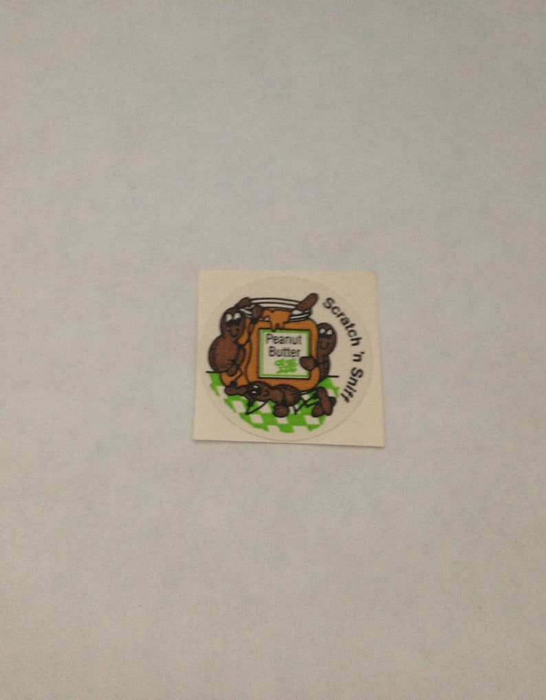 Vintage 1980s 3M Rare Murple Peanut Butter Sticker