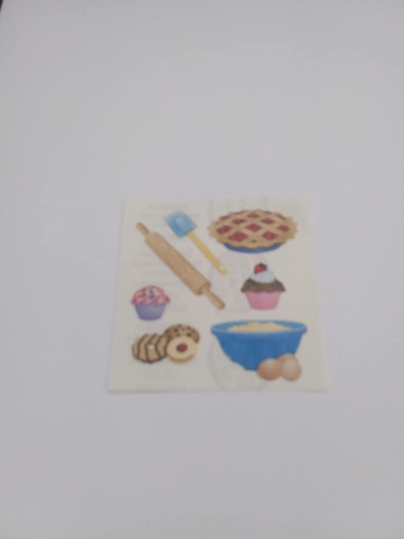 Vintage 1980s Sandylion Baking Sticker Mod