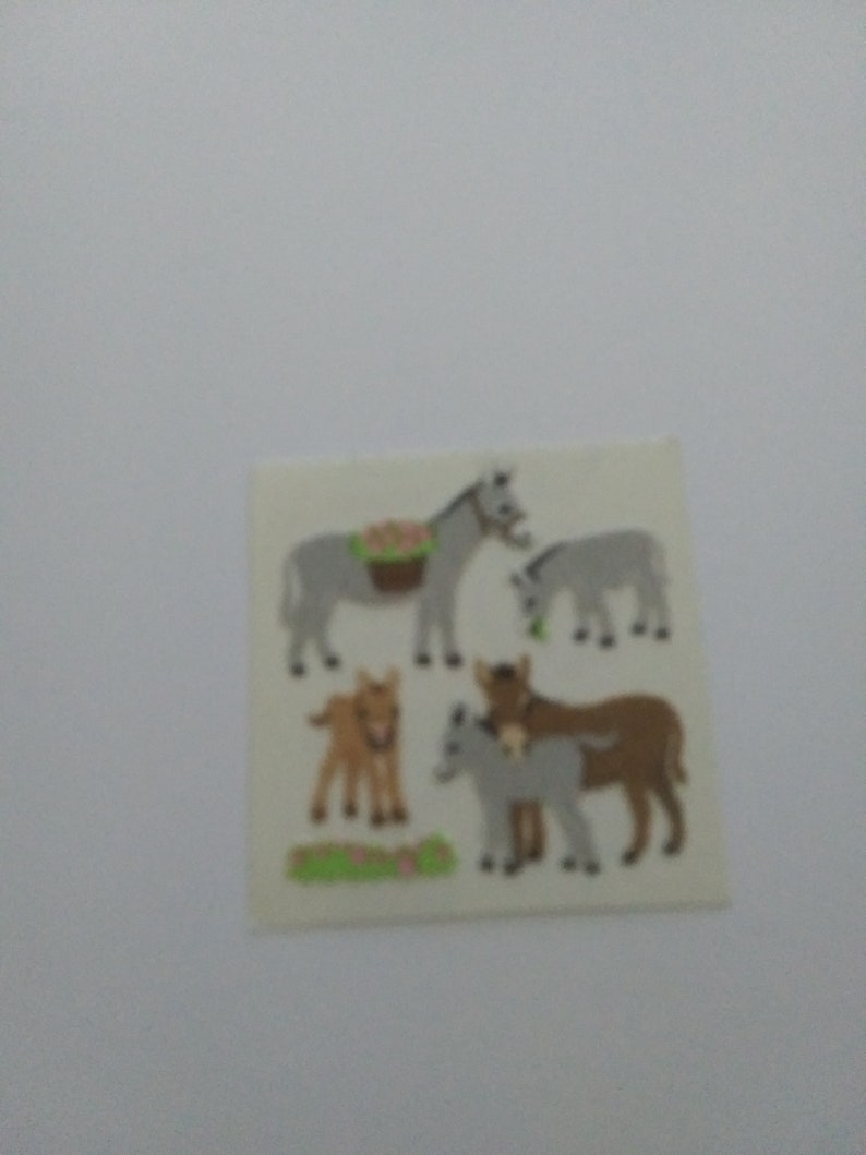 Vintage 1980s Sandylion Donkey Sticker Mod