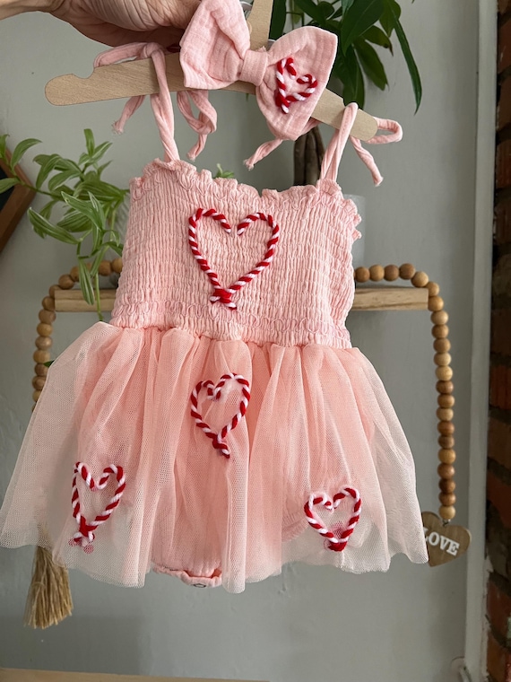 embroidered christmas dress Baby Girls Christmas Jumper Dress main image 0