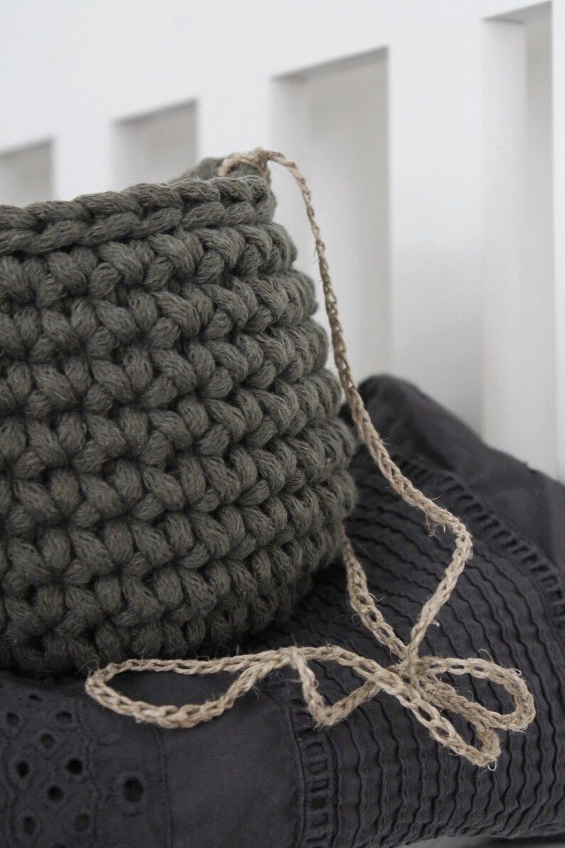 chunky cotton rope thick cotton cord chunky knit cord makrame rope 5mm OLIVE GREEN 100m cotton cord BYYOU chunky cord chunky rope