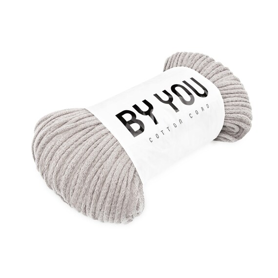 Oatmeal Cotton Macrame Cord, 5mm Thick Cotton Rope, 100m