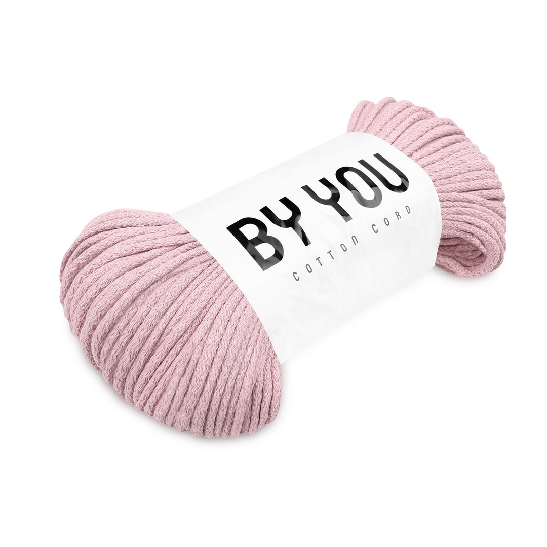 Dusty Pink Macrame Cord, 5mm Cotton Rope, 100m - Etsy