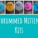 Thrummed Mitten Knitting Kit, 100% Wool,  Knitting Pattern Included, for knitters!