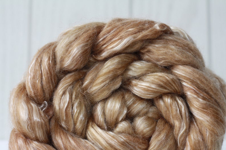 Merino Tencel Wool Roving for Spinning Superwash 113g4oz