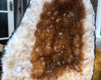 AAA**** Grade Citrine Geode