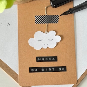 Hand-painted greeting cards on kraft paper / greeting cards / postcards / for various occasions / handmade / DIN A6