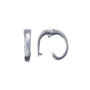 925 Sterling Silver Charm Bail, Hinged Necklace Enhancer Bail Enhancer Snap Bail Clasp Add a Charm Bail Link Lock