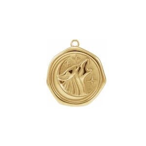 Spirit Animal Pendant - Wolf, Moth or Dragon Spirit Animal Pendant - Wolf, Moth or Dragon
