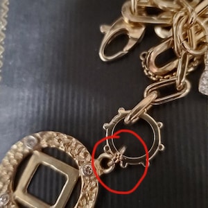 1 (one) Solid Sterling Silver Link Lock Jump Ring, No Soldering Secured ...