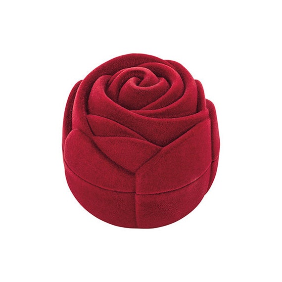 velour ring box