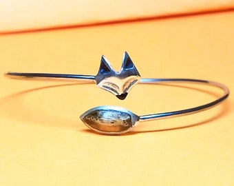 Fuchs Design Verstellbarer Wickelstil - Wickelarmband - Verstellbares Armband - Personalisierte Geschenke - Geschenke für Sie #20125