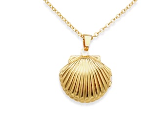 Premium High Finished SeaShell Medaillon - SeaShell Halskette - Celestial Paar Jubiläumsgeschenk - Ästhetische Halskette - Personalisierte Geschenke-2125