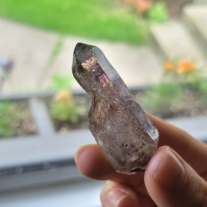Hematite included DT amethyst- Brandberg, Namibia