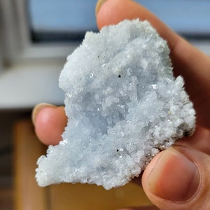 Celestite w/ millerite- Annabel Lee mine, Illinois