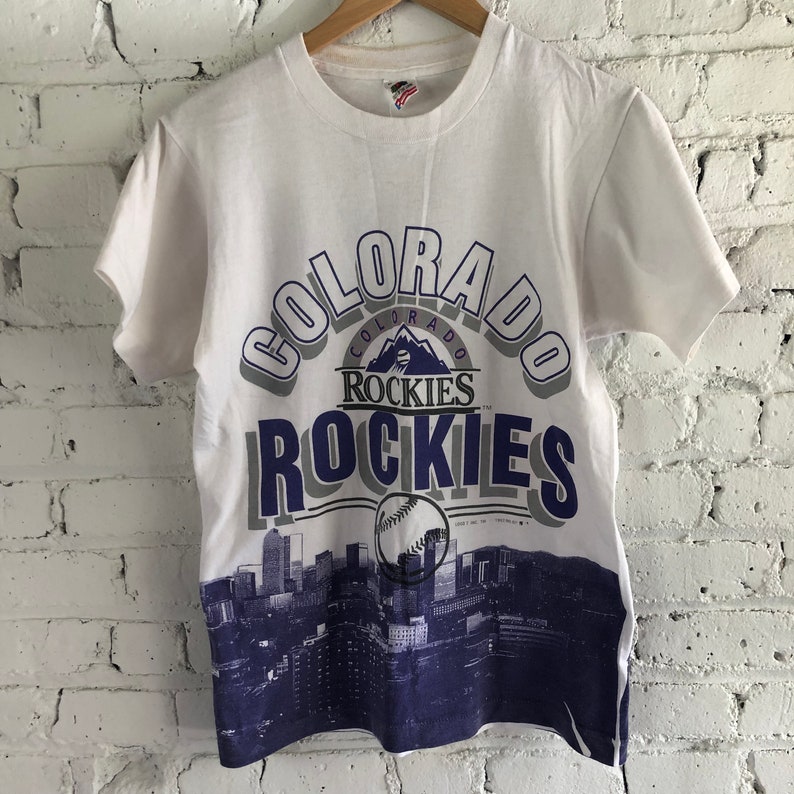 vintage rockies t shirt
