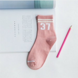 Fun Socks: Number Socks Pink